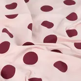 French terry small dots - poeder