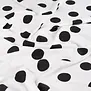 French terry small dots - ecru