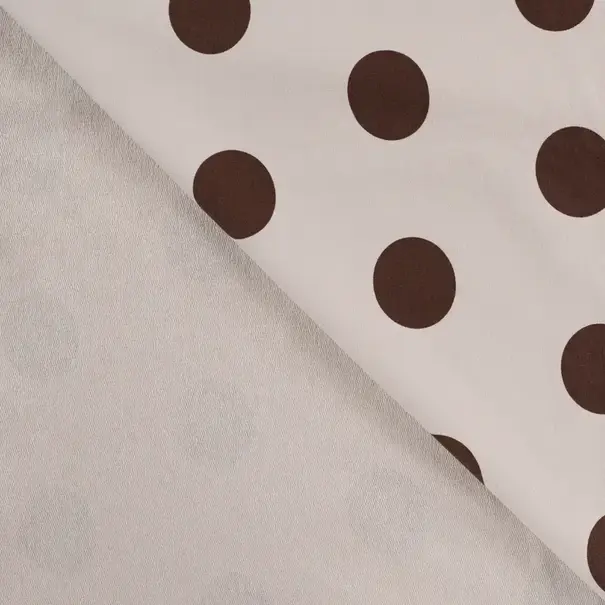 French terry small dots - sand