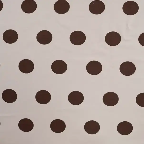 French terry small dots - sand