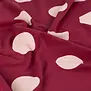 French terry big dots - wine