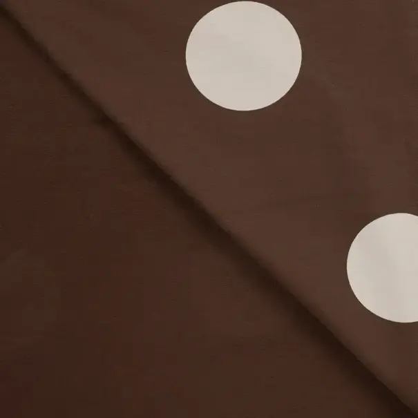 French terry big dots - bruin