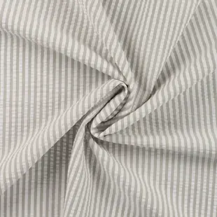 Seersucker streep - kaki