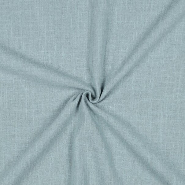 Cotton slub washed - blauw