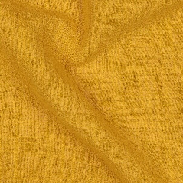 Cotton slub washed - oker