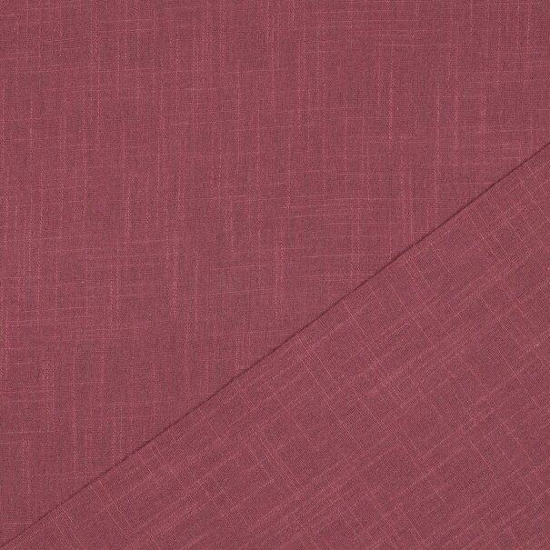 Cotton slub washed - mauve