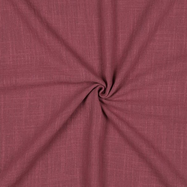 Cotton slub washed - mauve