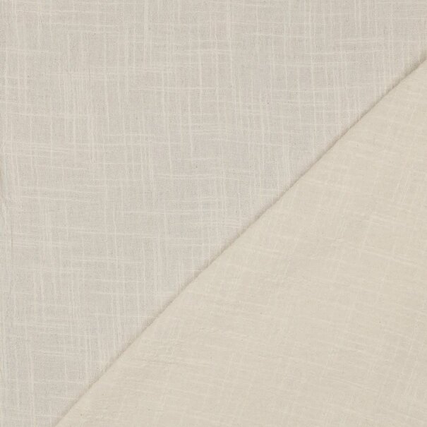 Cotton slub washed - naturel