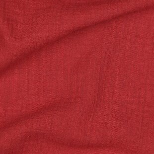 Cotton slub washed - rood