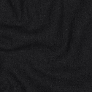 Cotton slub washed - zwart (pre-order)