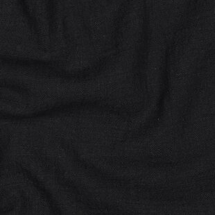 Cotton slub washed - zwart