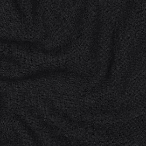 Cotton slub washed - zwart