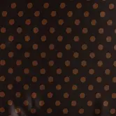 Rayon satijn dots - bruin