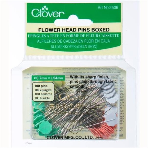 Clover Flower head pins - 100 stuks