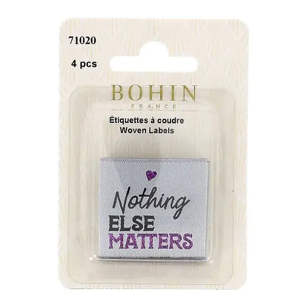 Bohin Label opnaaibaar 3,5cm
