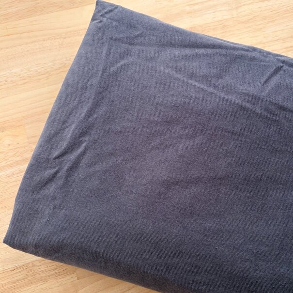 2 meter wearable stories - stretch babycorduroy jeansblauw SV26