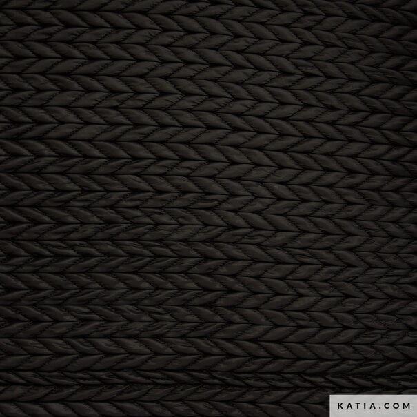 Spike padded nylon - zwart