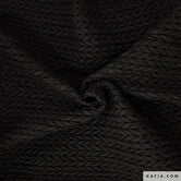 Spike padded nylon - zwart