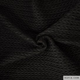 Spike padded nylon - zwart