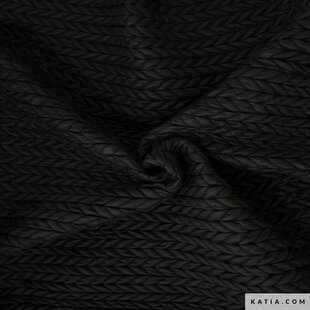 Spike padded nylon - zwart