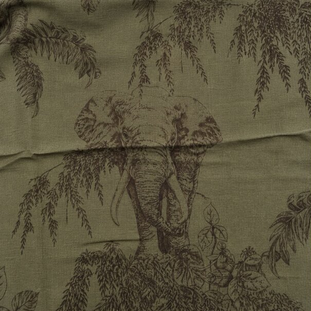 2 meter italiaanse deadstock - safari blousestof SV26