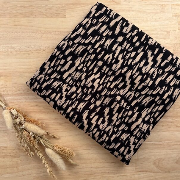 2 meter italiaanse deadstock - paintbrush viscose SV26