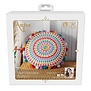 Haakpakket mandala kussen - neon SV26