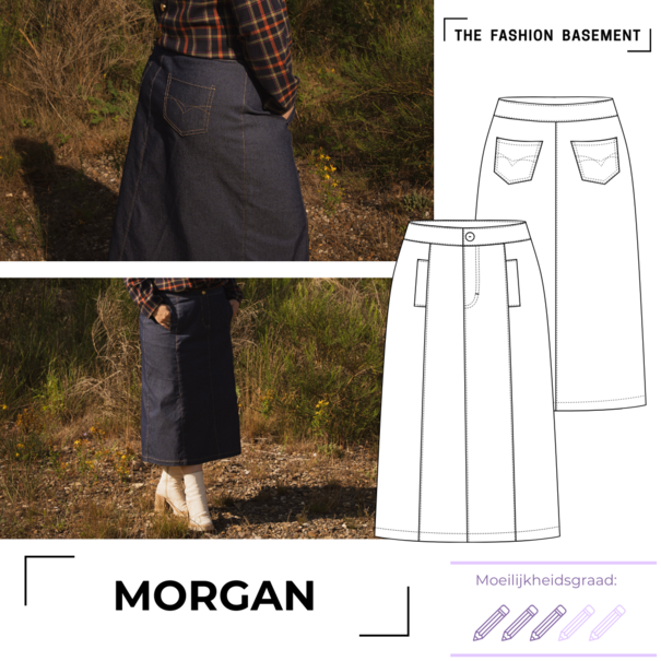 The Fashion Basement Modelpatroon Morgan rok SV26
