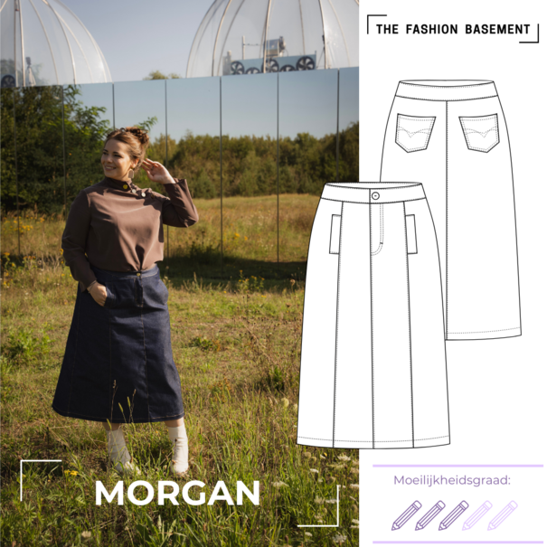 The Fashion Basement Modelpatroon Morgan rok SV26