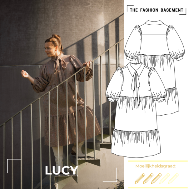 The Fashion Basement Modelpatroon Lucy jurk SV26
