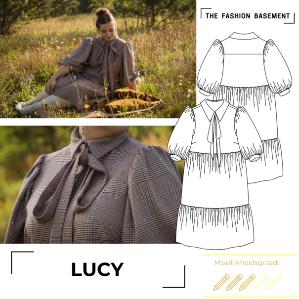 The Fashion Basement Modelpatroon Lucy jurk SV26