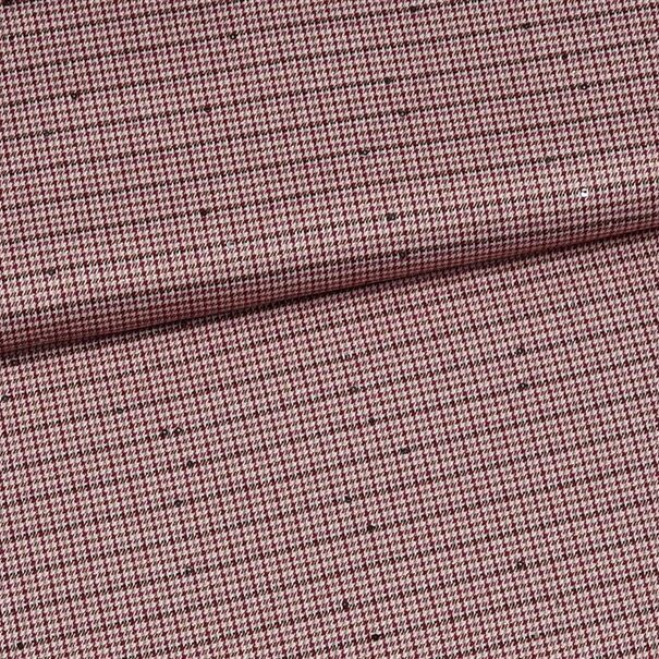 Pied de poule paillette - fuchsia