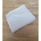 2 meter italiaanse deadstock - wit linnenlook SV26
