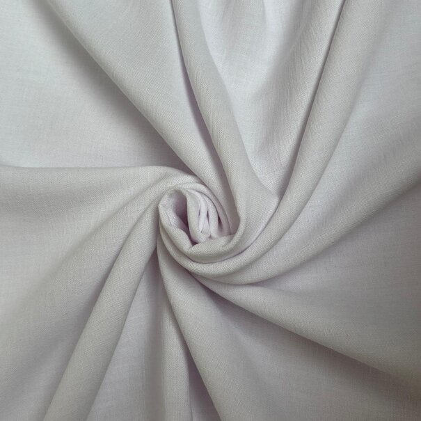 2 meter italiaanse deadstock - wit linnenlook SV26
