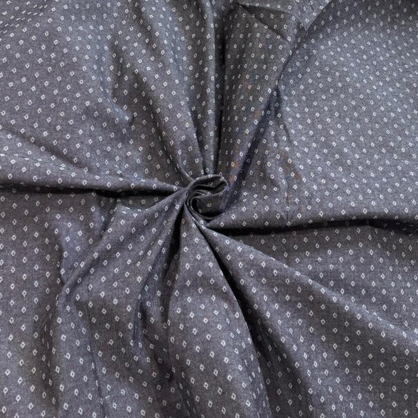 2 meter italiaanse deadstock - stretch denim jacquard SV26
