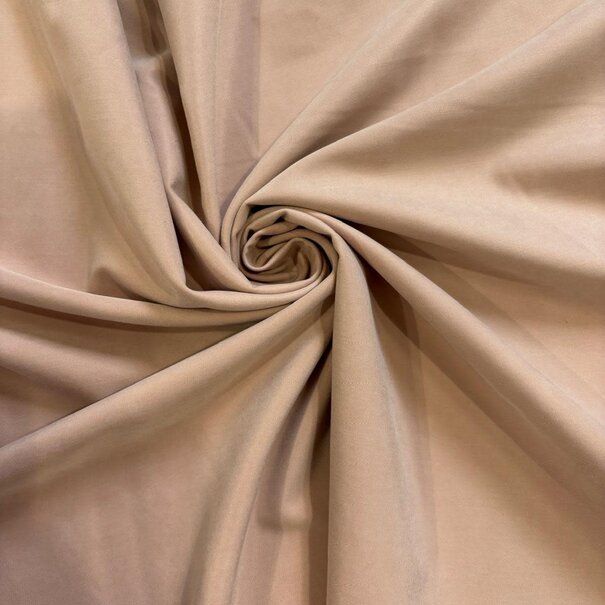 2,70 meter italiaanse deadstock - soft viscose nude SV26