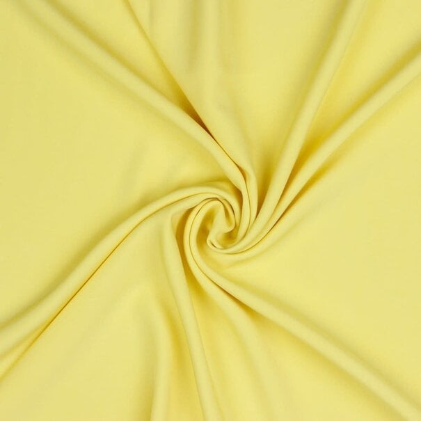 2 meter italiaanse deadstock - viscose blossom yellow SV26