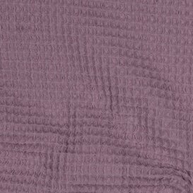 Wafelstof - mauve
