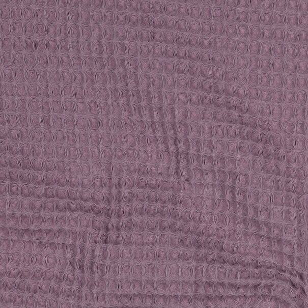 Wafelstof - mauve