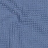 Wafelstof - blauw