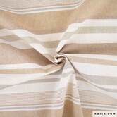 Recycled canvas stripes - sand