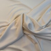 Fijne rib viscosetricot - gebroken wit
