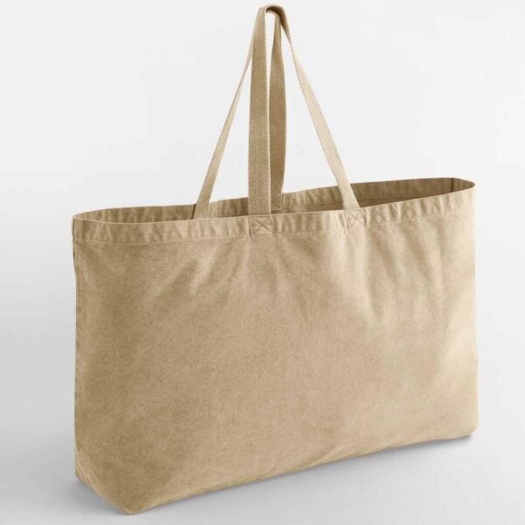 Westford Mill TOTE Bag Oversized Garment Dyed Tas DTF bedrukken