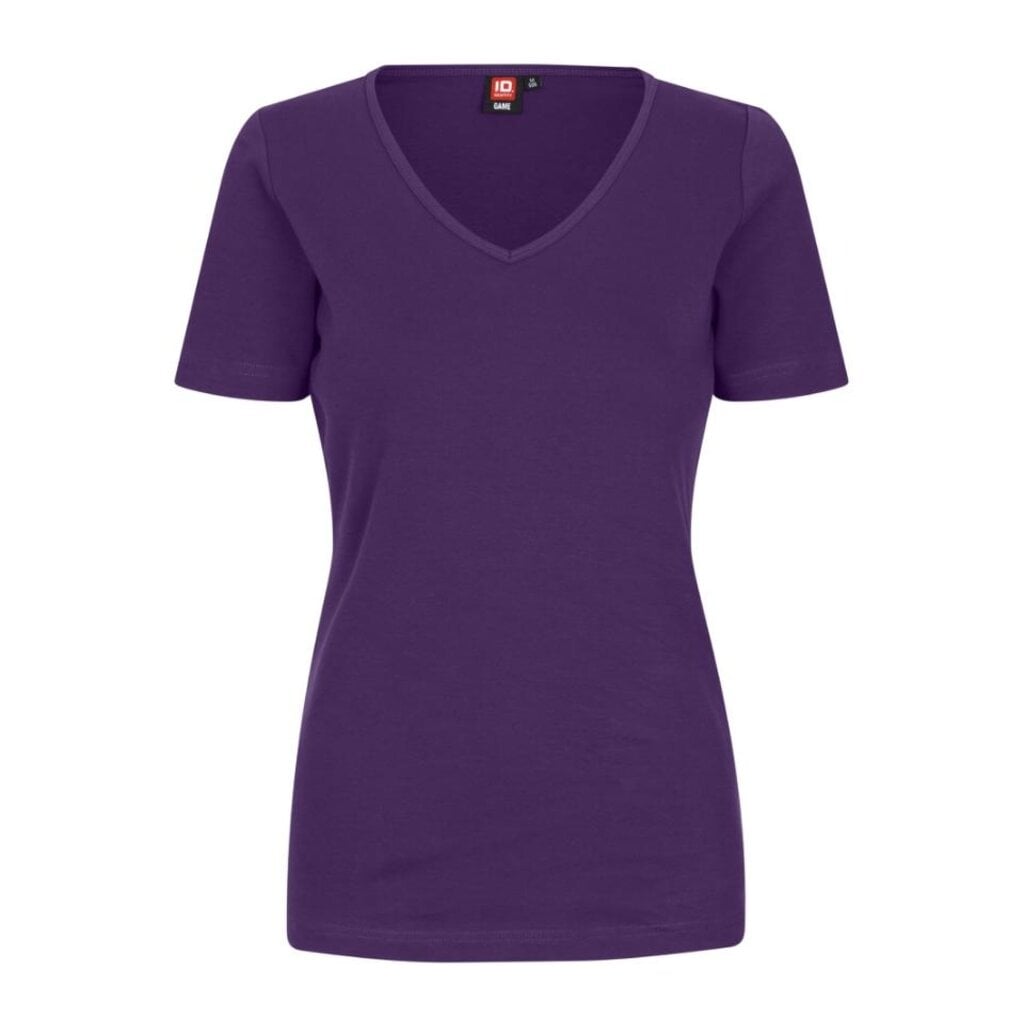 ID Identity ID Interlock T-shirt V-hals Dames bedrukken