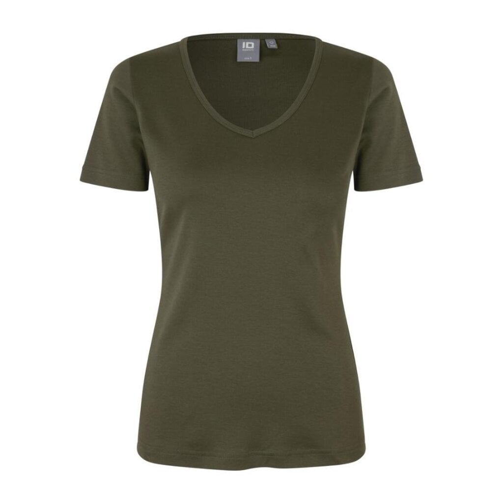 ID Identity ID Interlock T-shirt V-hals Dames bedrukken