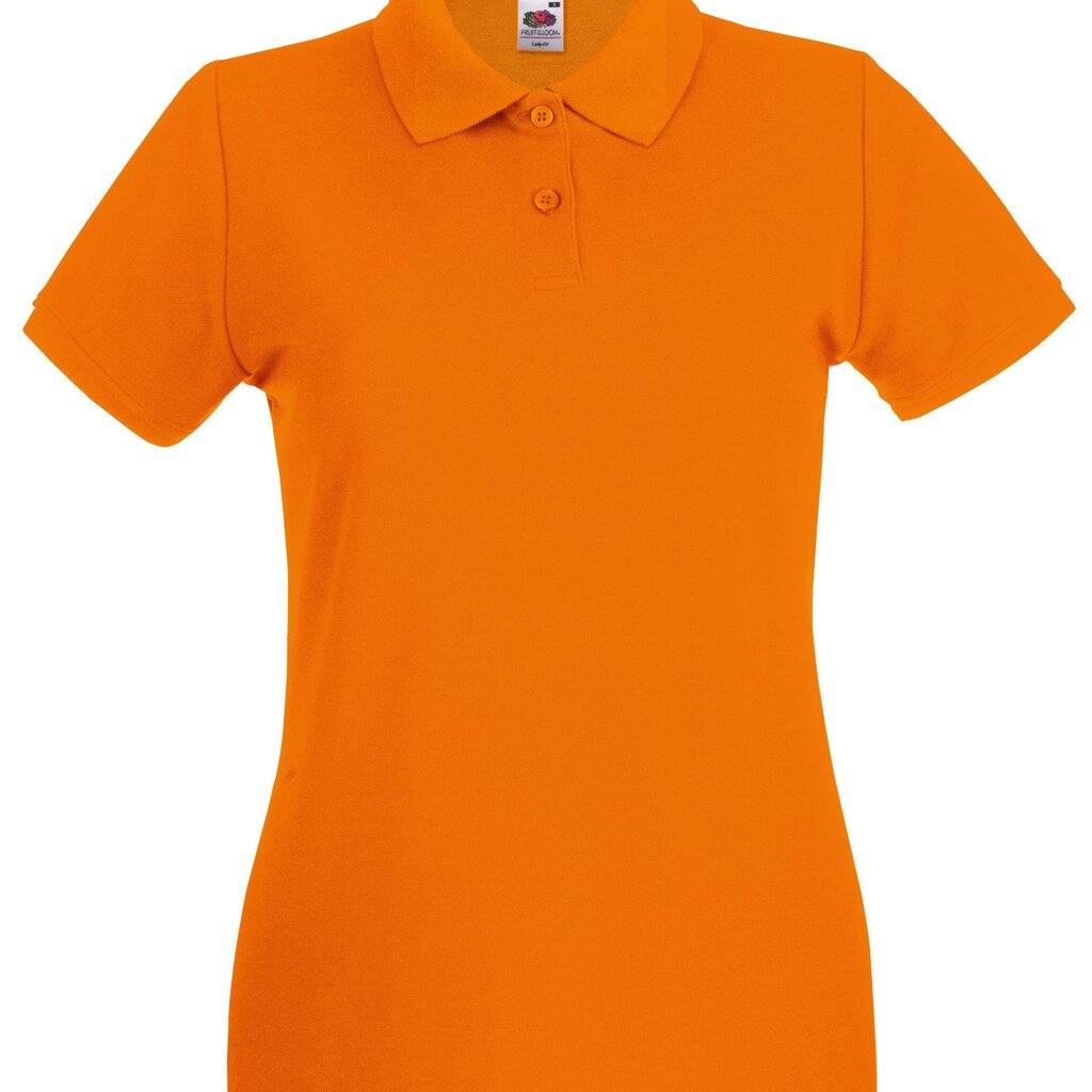 Fruit of the Loom Oranje Polo shirt Dames shirt bedrukken Fruit of the Loom