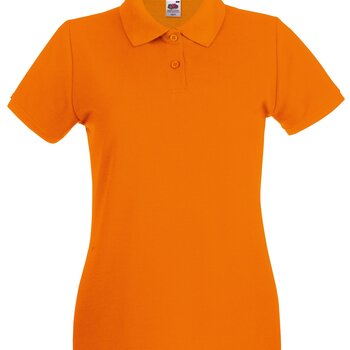Fruit of the Loom Oranje Polo shirt Dames