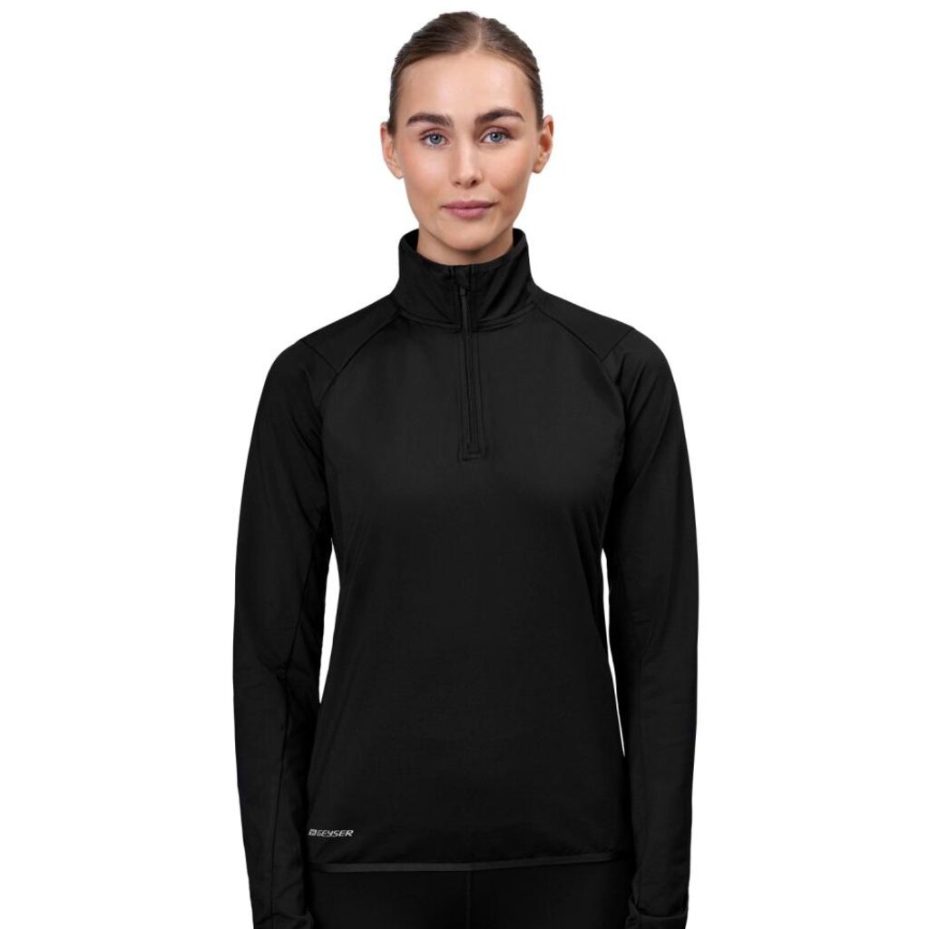 ID Identity GEYSER stretch trainer ¼ zip Dames shirt bedrukken