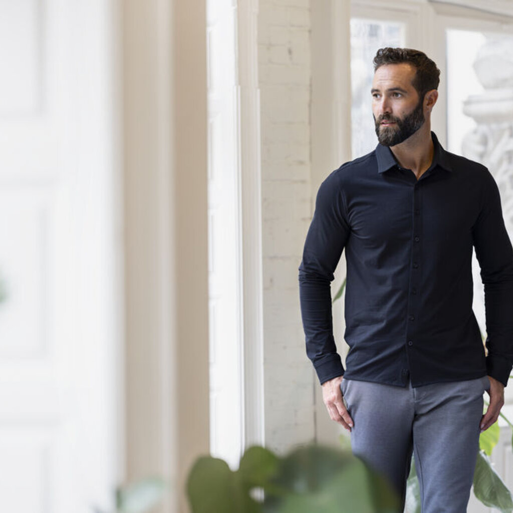 Cutter & Buck Cutter & Buck Hedley Stretch Shirt Heren bedrukken