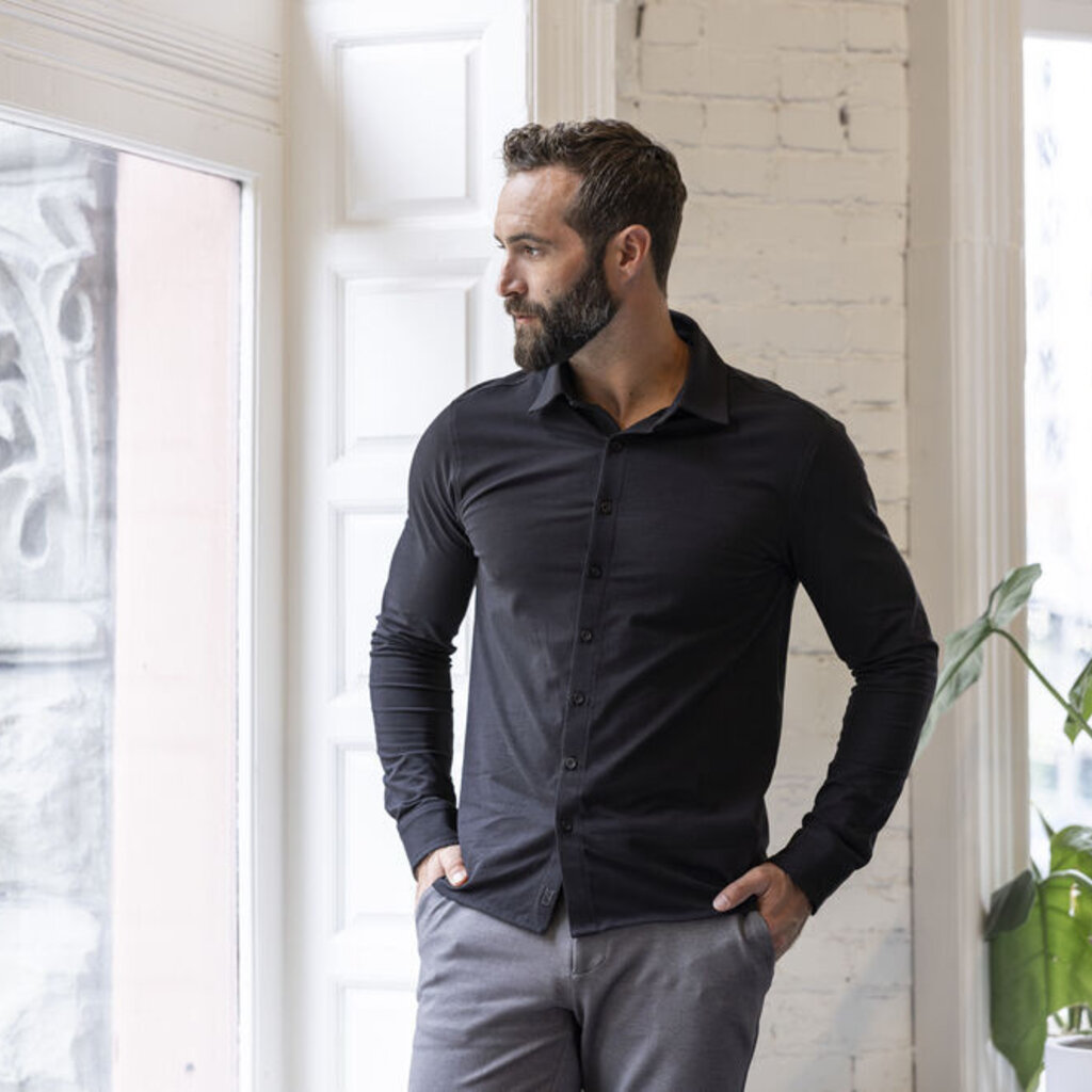 Cutter & Buck Cutter & Buck Hedley Stretch Shirt Heren bedrukken